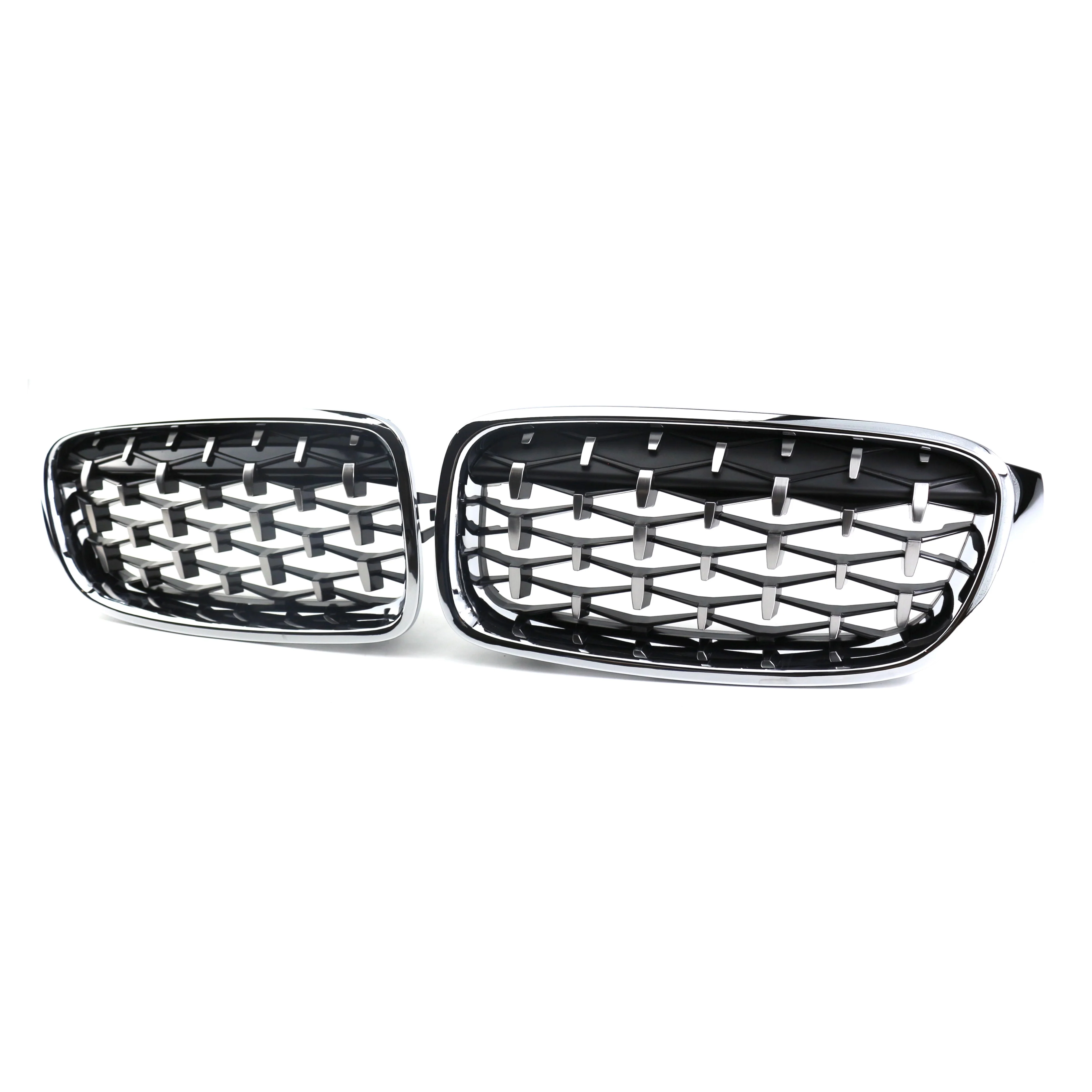 Diamond style Grill Fit for BMW 3 series F30 F35 2012-2019 Gloosy Black or silver Color Front Grill 3 series F30 F35 2012-2019