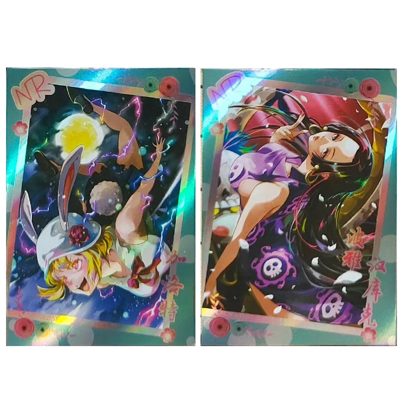 NR 9 pz/set One Piece cards Boy Christmas birthday present Luf Hancock Robin Zoro Ace Anime collection cards entertainment