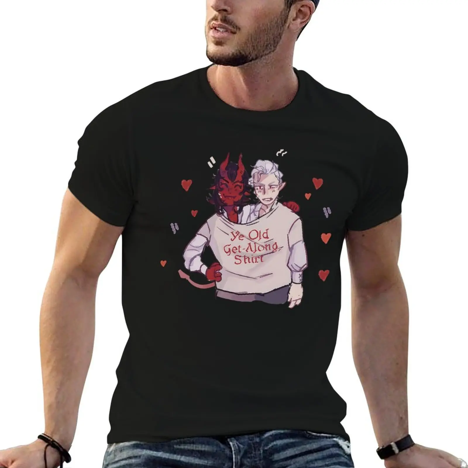 

Astarion Karlach Couple T-Shirt g man t shirts for men t shirt for man 100 percent cotton T-Shirt