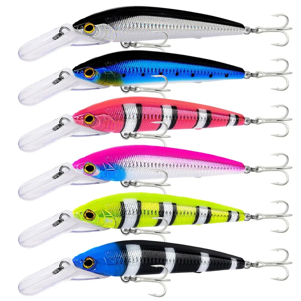 

Floating Big Mino 41g18.5cm Lure Fishing bait hard bait long casting bucktails bass chub bionic bait sea fishing