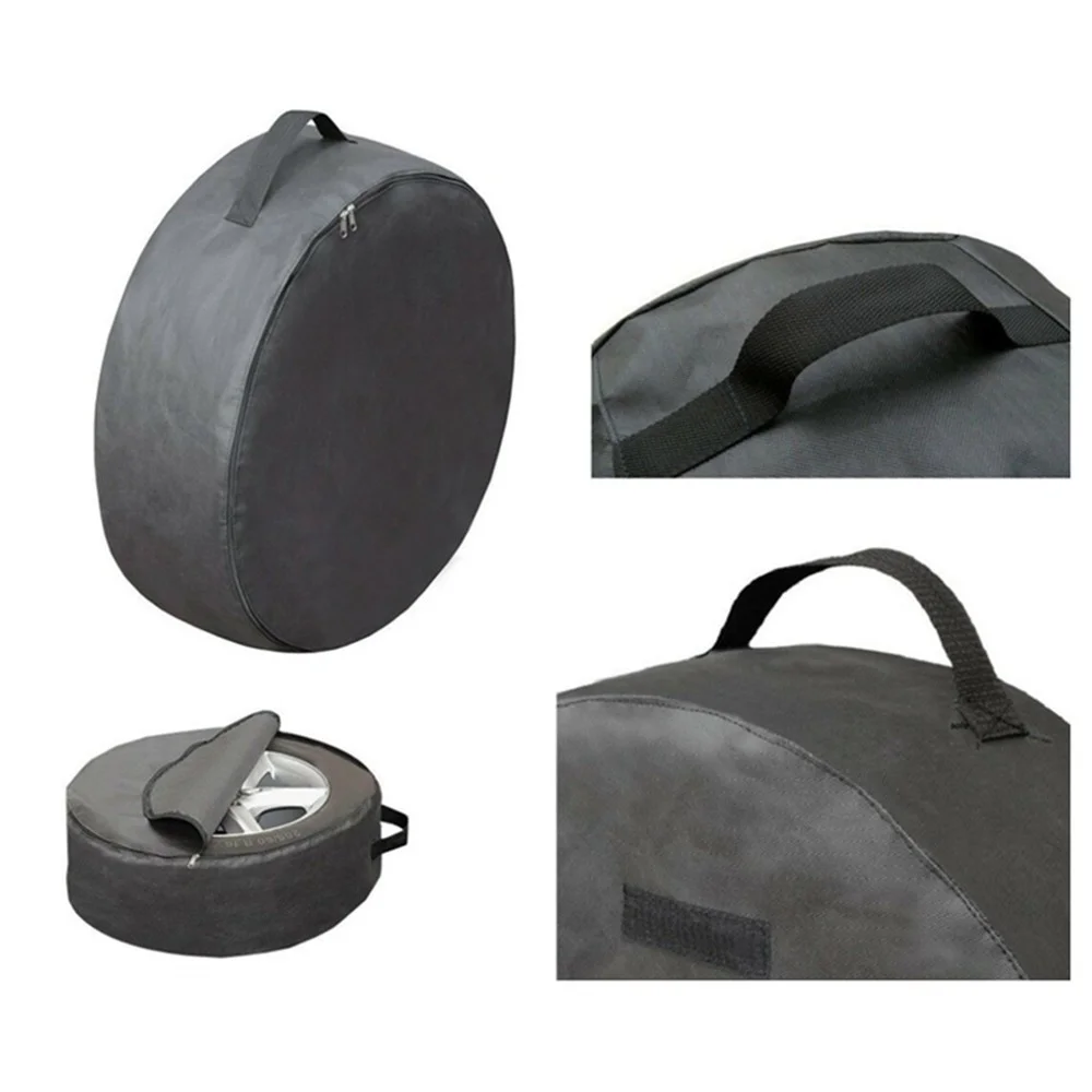 1pcs Car Van Tire Cover Portable Winter Spare Tyre Wheel Storage Bag Dustproof Protective Film Waterproof Spare Tire Storage Bag