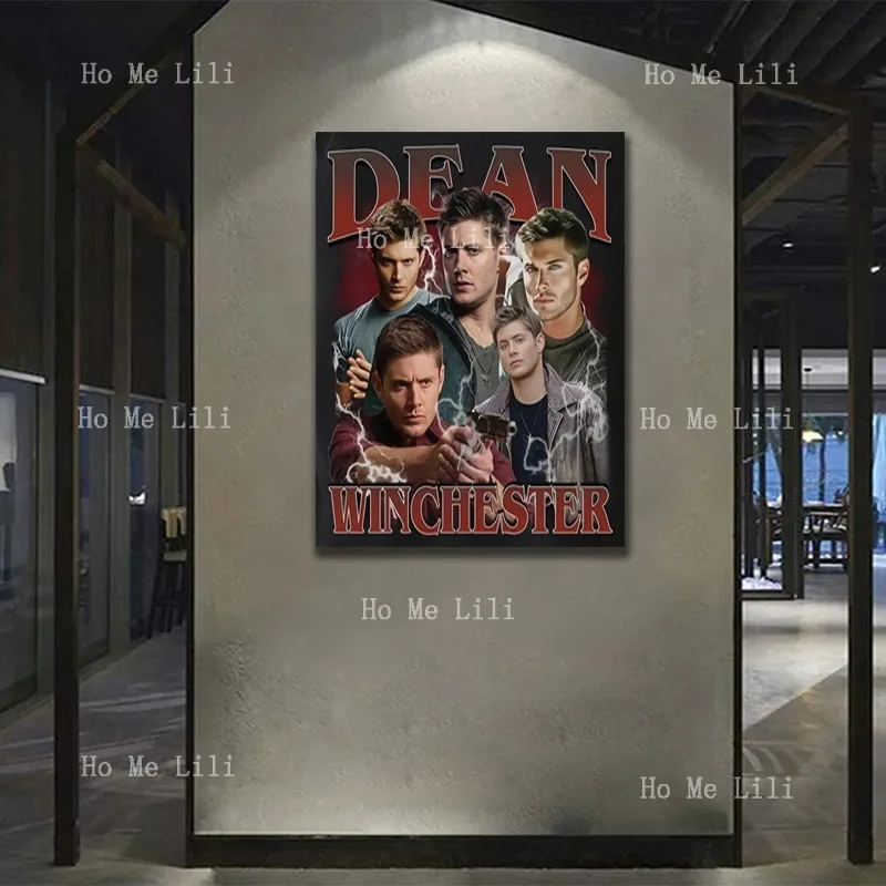 Винтажный Дин Винчестер фильм рубашка без рамы сверхъестественное плакат живопись холст принт настенное искусство гостиная украшение спальни
