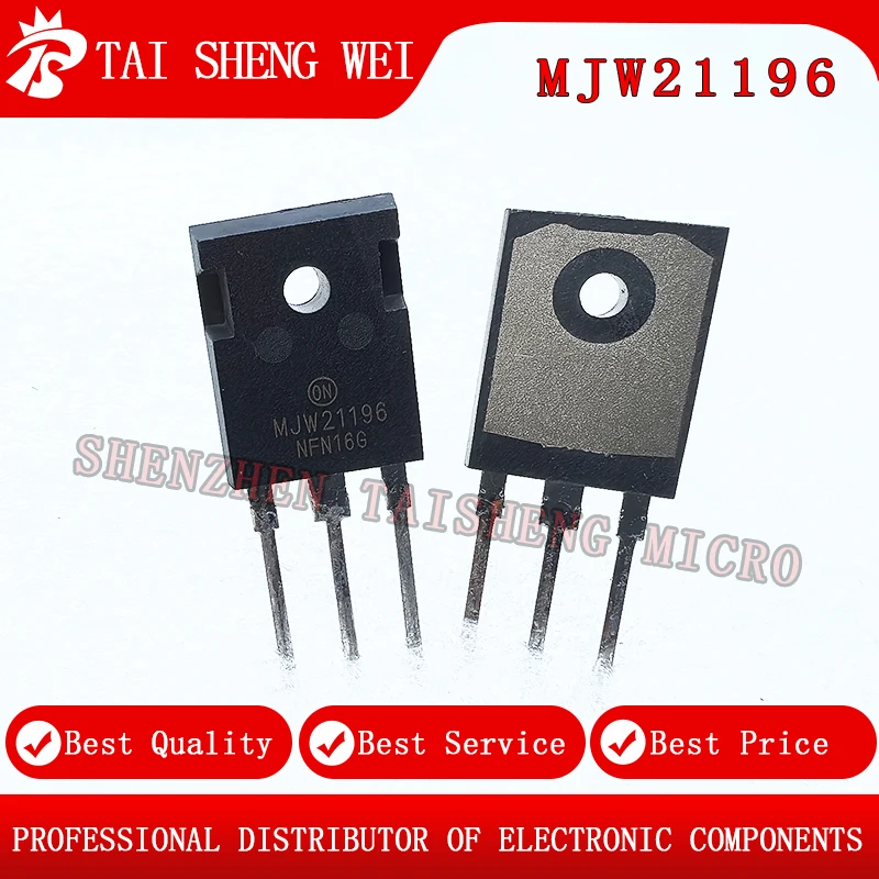 5PCS Brand New MJW21195 MJW21196 Audio Amplifier Amplifier Paired Tube 21195 21196 High Power Audio Amplifier