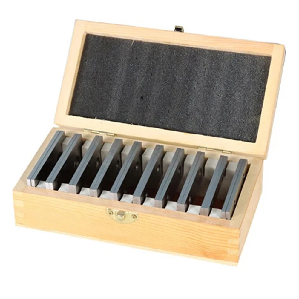 

10 Pair Parallel Blocks 1/8 × 3" For Precision Parallel Set Hardened Steel In Case Steel CNC Metalworking Manufacturing Tools