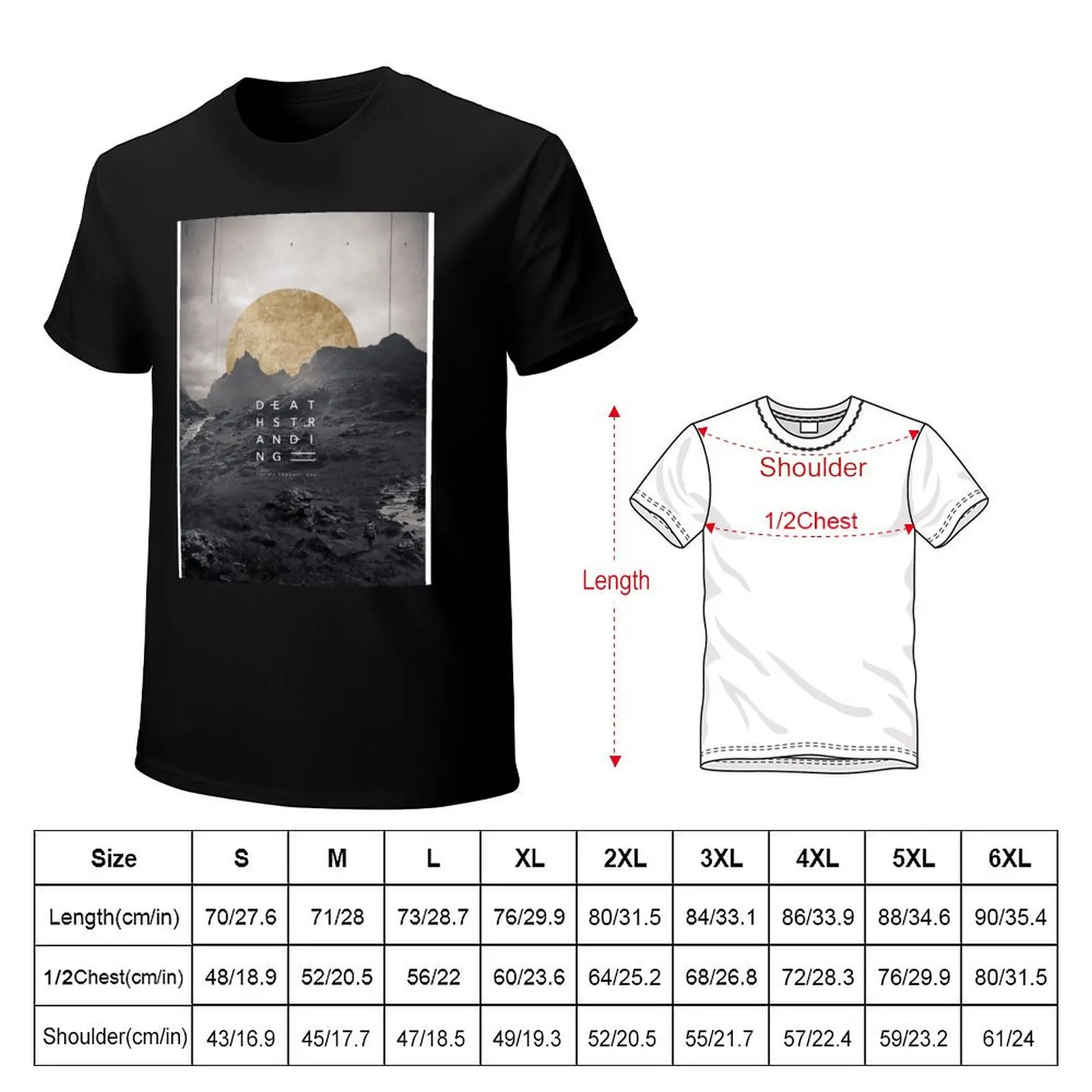 Death Stranding T-Shirt sports fans rapper graphic tees blue archive shirts men