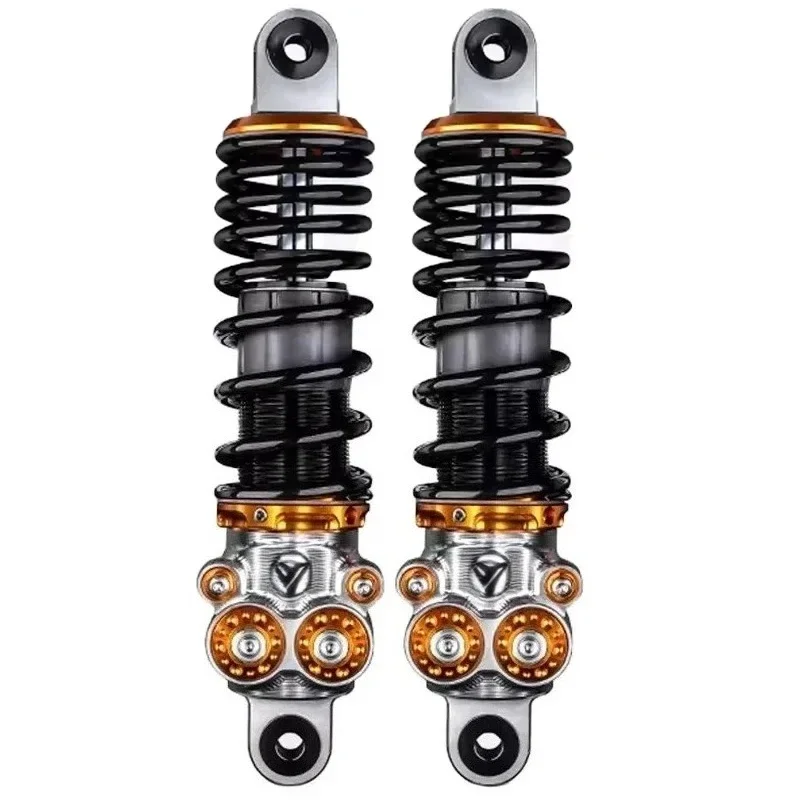 RS102 Nitrogen Cylinder Rear Shock Absorber Installation Hole Distance 285/305/335mm Suitable For Pedal Electric Motorcycles