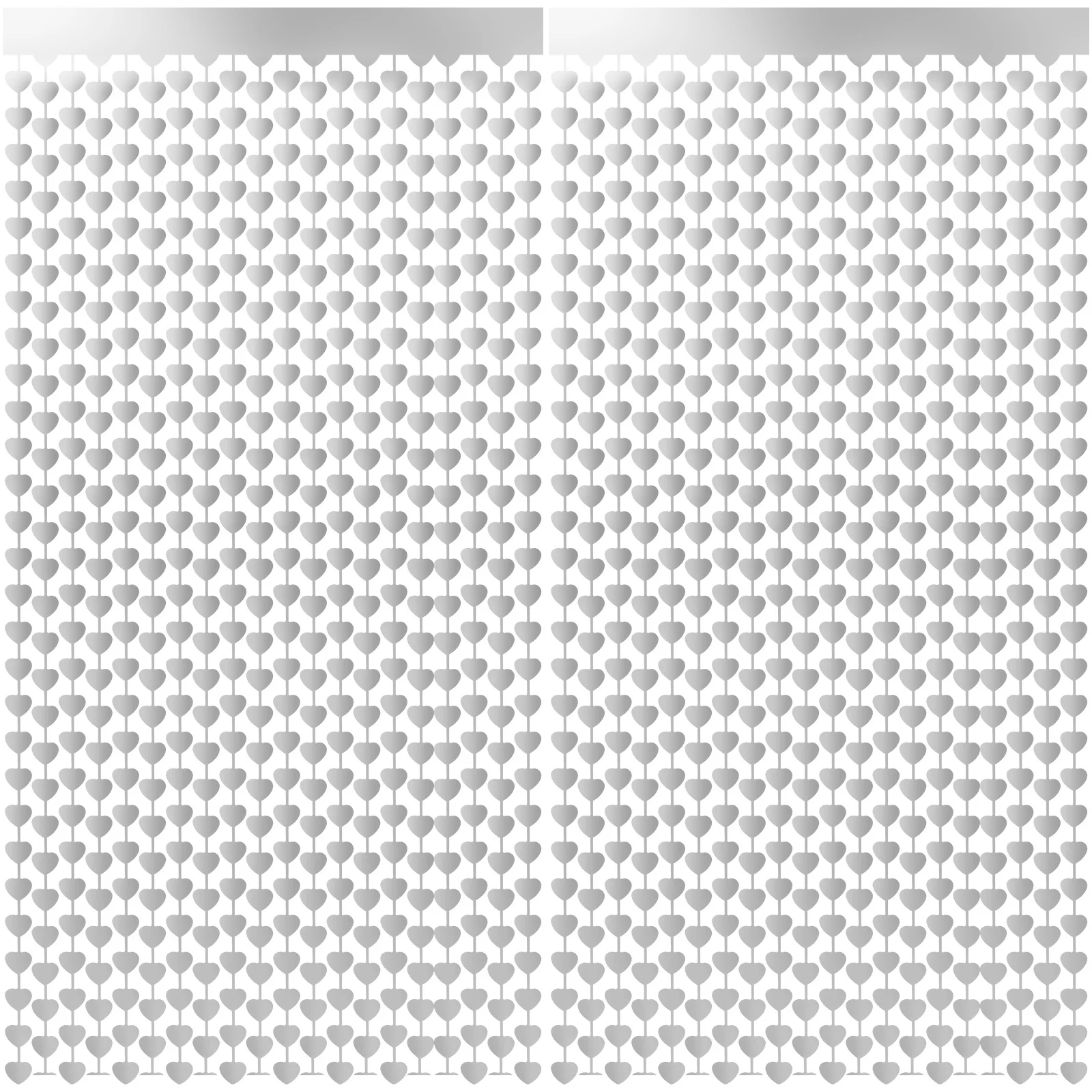 2 قطعة عيد الحب القلب هامش الستائر آمنة حفل زفاف ديكور داخلي في الهواء الطلق معلقة خلفية مفاجأة الدعامة