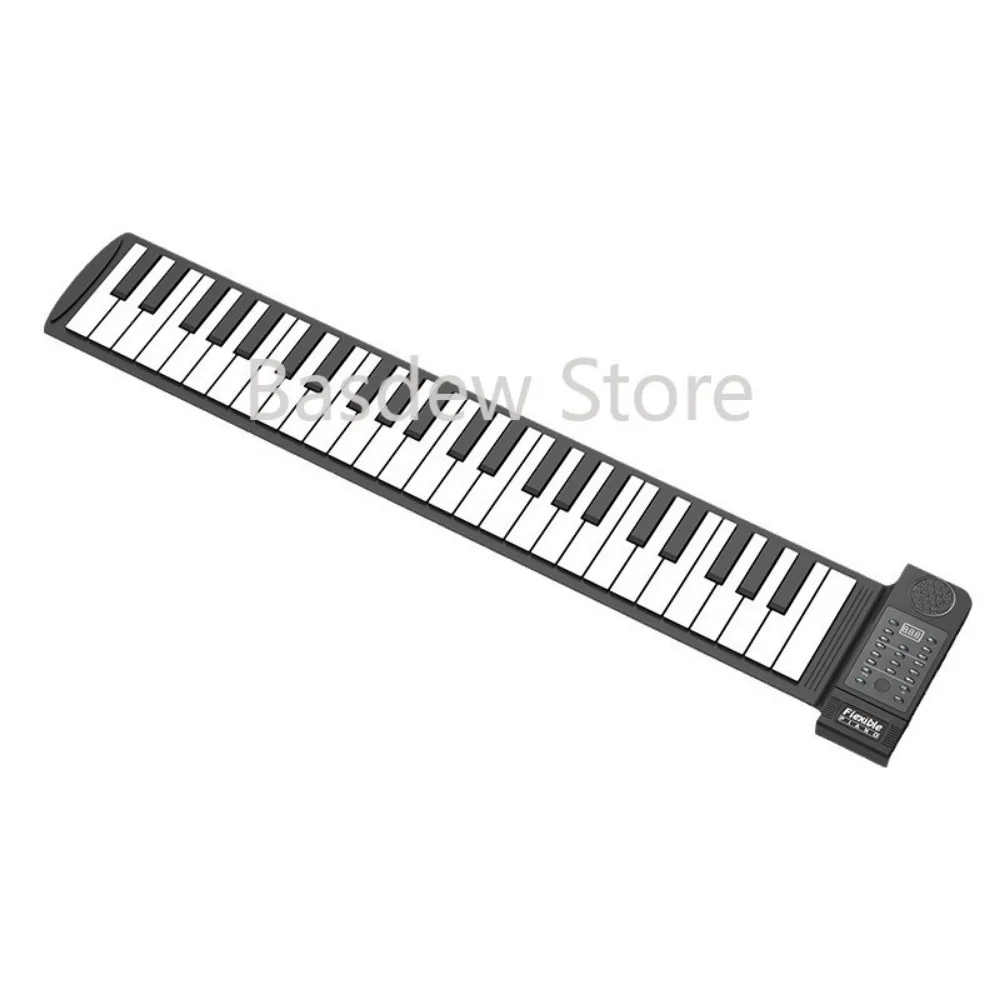 61 Key Hand Roll Piano Silicone Folding Multifunctional Pn61s Hand Roll Electronic Keyboard