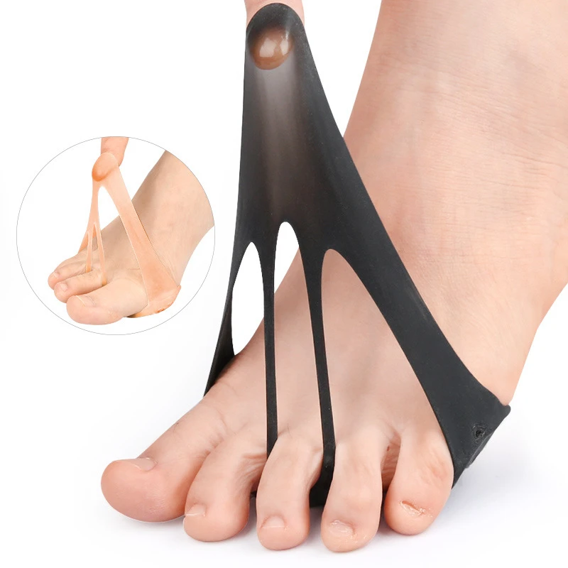 Almofadas antiderrapantes favo de mel de silicone, palmilhas metade do tamanho, antepé em gel, almofada para sapatos, alívio das dores, ortóticos, protetor para os pés, 1 par