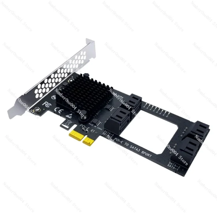 PCIe to SATA3.0 Expansion Card - 6Gbps HDD/SSD Adapter, Desktop SATA Port Multiplier with High Speed Transfer