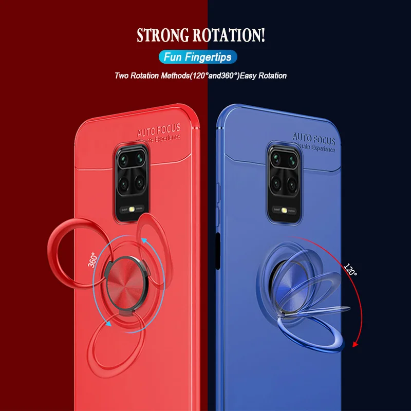 Case For Xiaomi Redmi Note 9 9S 9A 9C 8 8T 7 6 5 8A 7A 6A K30 K20 Pro Max 4 4X S2 TPU Magnetic Car Stand Phone Cover Coque