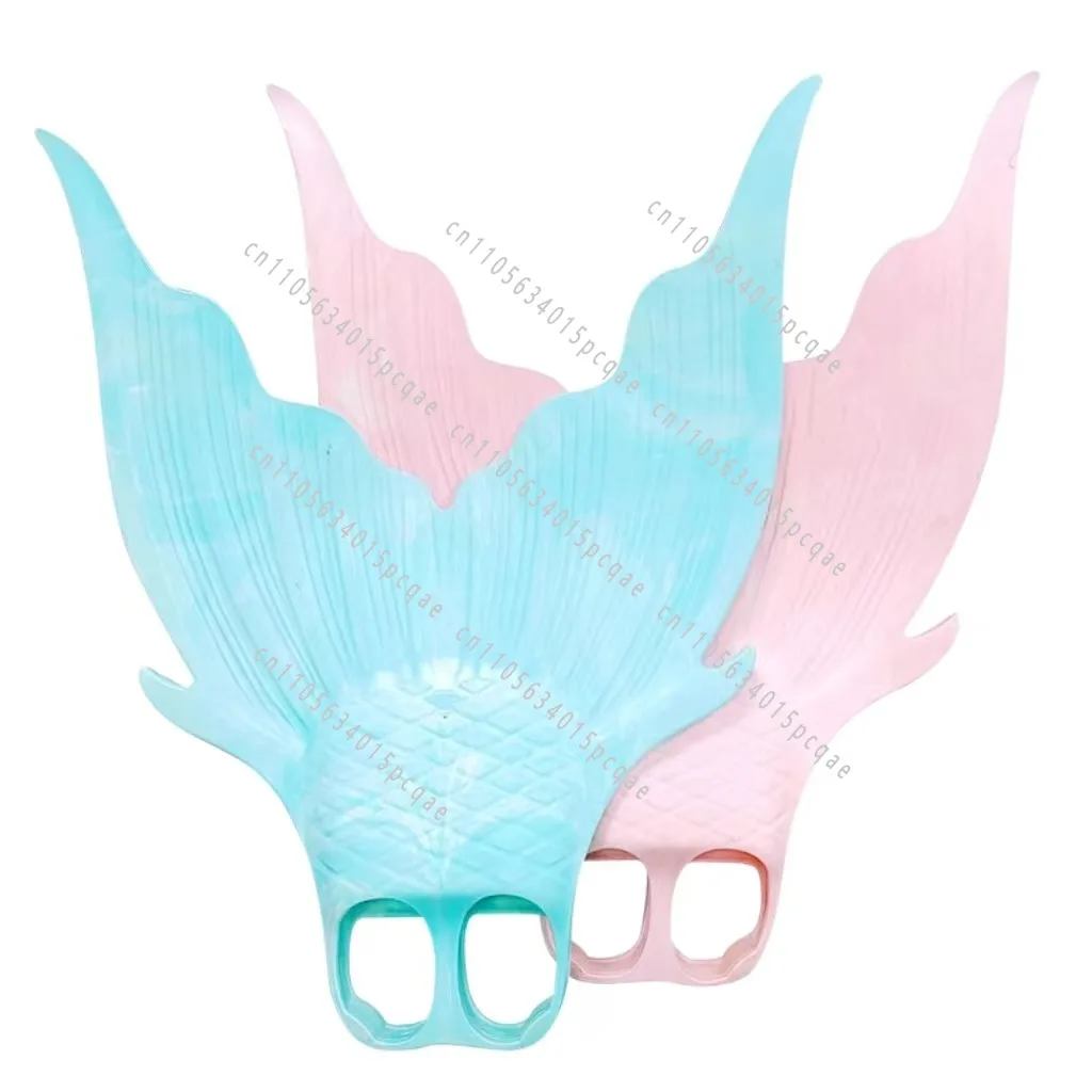 

Mermaid Flippers Fish Tail Single Flippers Adult Diving Swimming Flippers Soft Rubber Material.