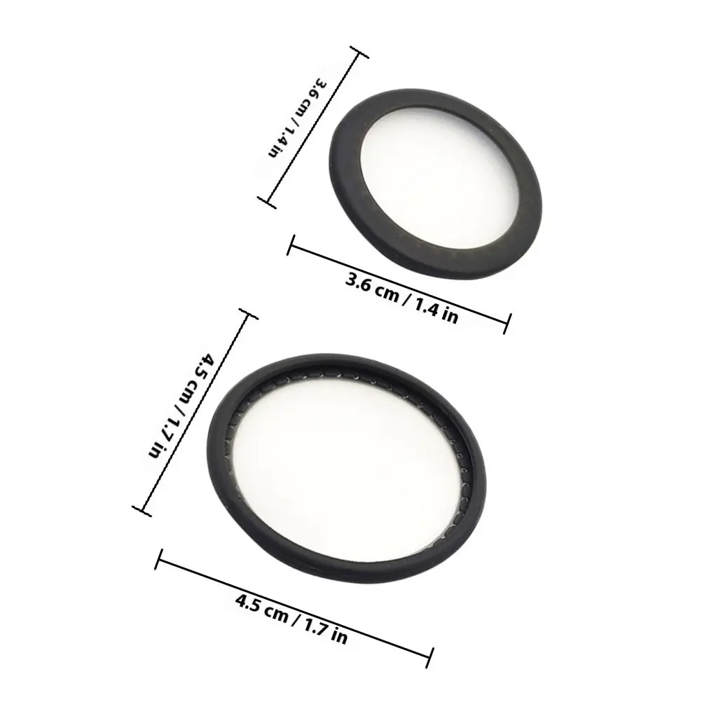 2Sets Stethoscope Diaphragm Bell Cover Replacement PVC Pediatric Adult Spare Parts for Stethoscope Accessories and Covers view 2