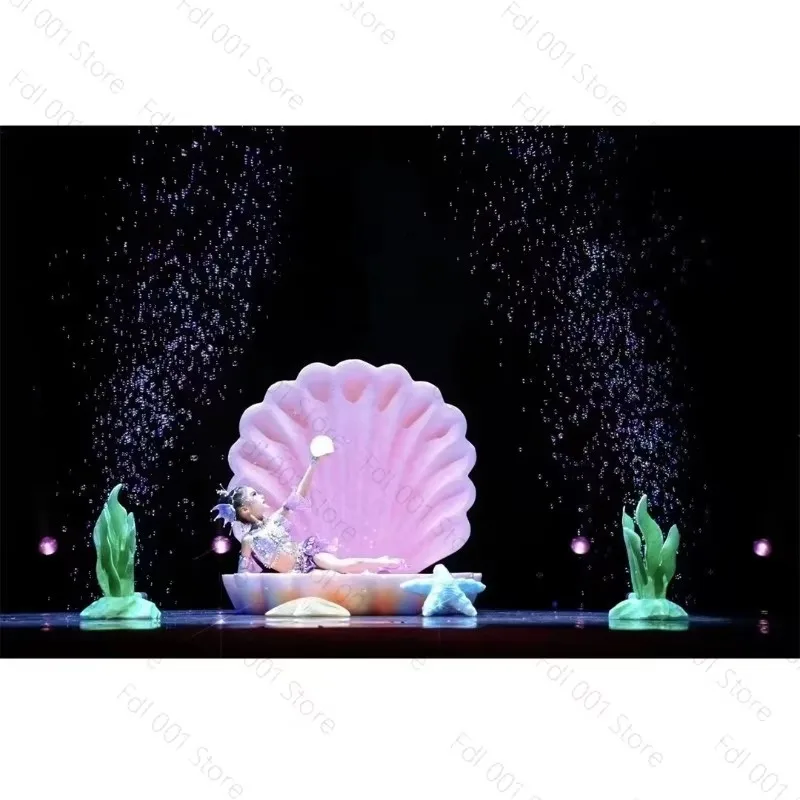 Imitation Seashell Coral Waterweed Decor Ornaments for Photo Studio Shooting and Stage Performance