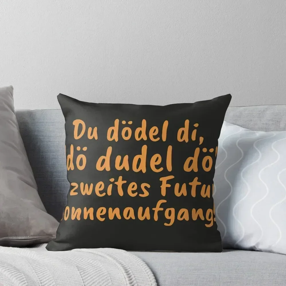 Yodeling diploma - Loriot - TV Kult - German Throw Pillow Christmas Pillow Couch Cushions Sofa Decorative Covers pillow