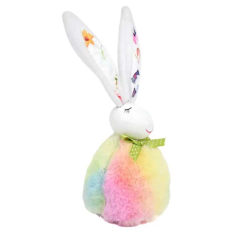 

Easter Bunny Dolls Colorful Big Ears Animal Plushies Funny Indoor Home Decoration Spring Theme Parties Supplies For Home