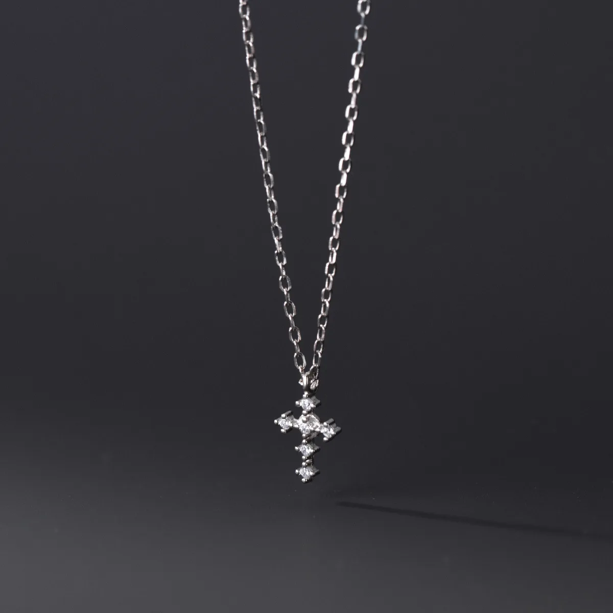 1 st 925 Sterling Zilver Prachtige Kruis Ketting Minimalistisch Temperament Dagelijkse Slijtage Hypoallergeen Sleutelbeen Ketting Sieraden Geschenken