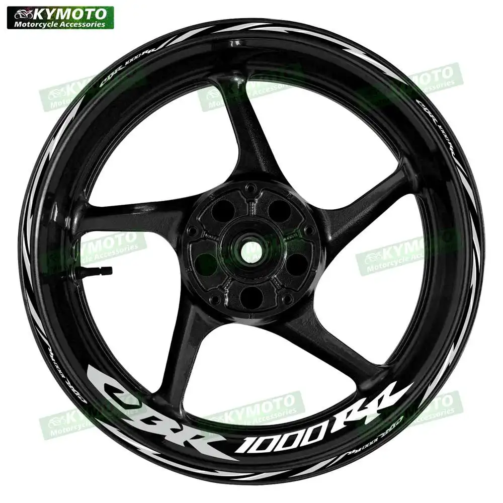 

For Honda CBR1000RR CBR 1000RR reflective motorcycle front and rear wheels 17 inch stickers hub fairing accessories decals