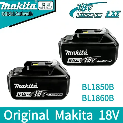 100% original Makita 18V battery 6.0Ah 9.0AH rechargeable battery Makita 3.0Ah 5.0Ah charger BL1850B BL1860B  power tool battery