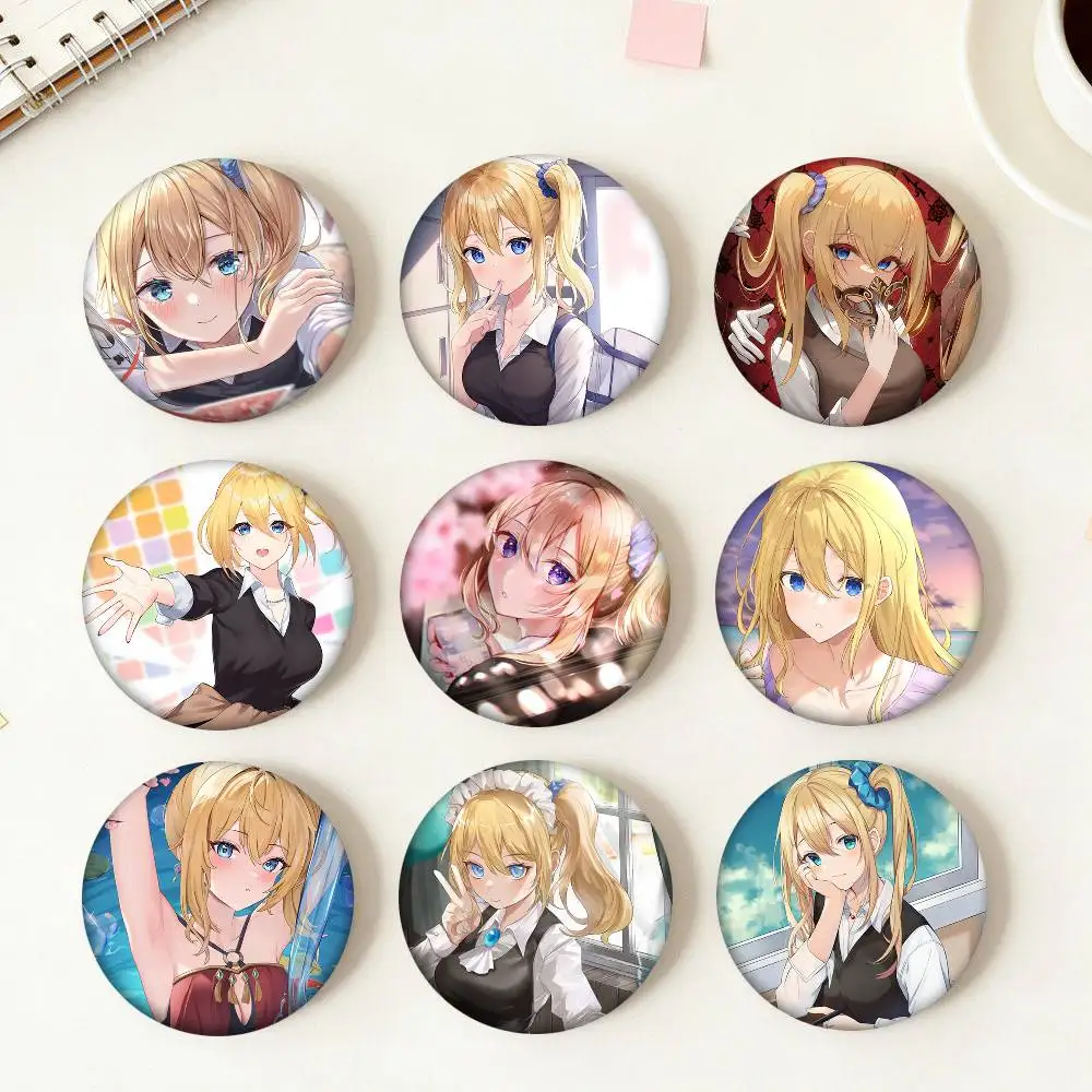 Anime Kaguya-sama Love Is War Hayasaka Ai Round Badges Can Be Used To Decorate Clothes And Backpack Pins