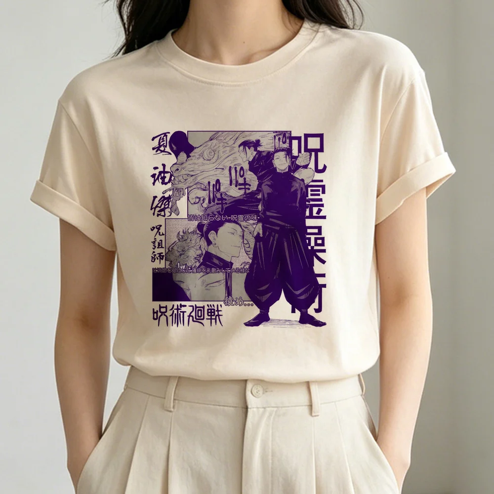 Jujutsu Kaisen T-Shirt Shoujo koreanische Mode Party 2000er Sommer T-Shirt Ästhetik Grunge Retro Emo Kawaii – Detail 1