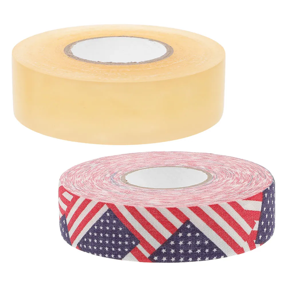 

2pcs 2 Rolls Ice Stick Tape Heavy-Duty Non-Slip Grip For Hockey Sticks Bat Handlebar Sports Equipment Hockey Supplies
