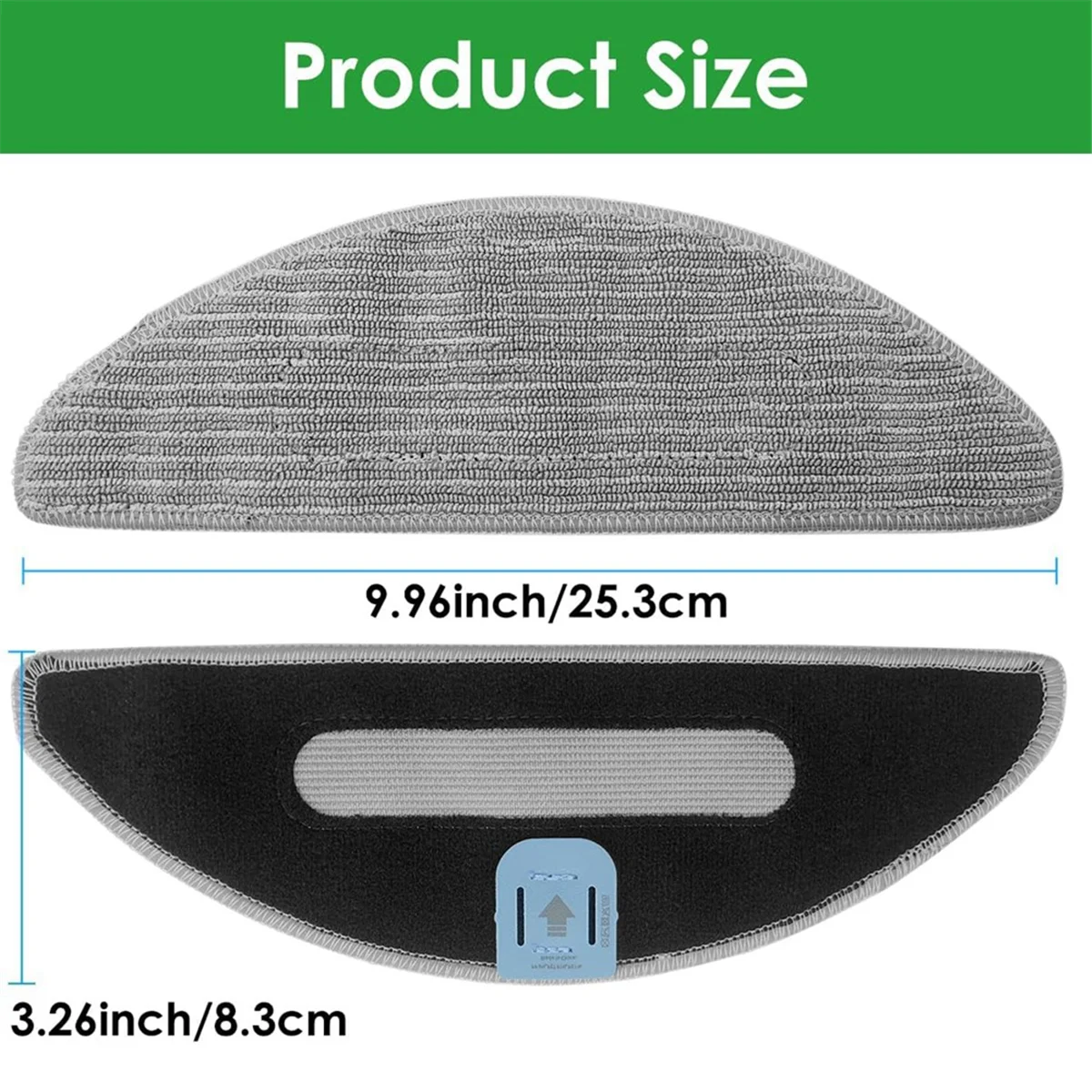 Almohadillas de microfibra lavables para iRobot Roomba Combo I5/I5 +/J5/J5 +, piezas de repuesto para Robot aspirador, 4 piezas