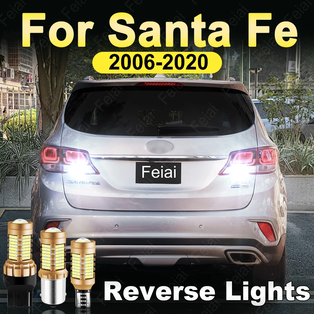 Luces LED de marcha atrás para Hyundai Santa Fe 2006 2007 2008 2009 2010 2011 2012 2013-2022 Santa Fe 2 3 4 accesorios de sintonización de marcha atrás