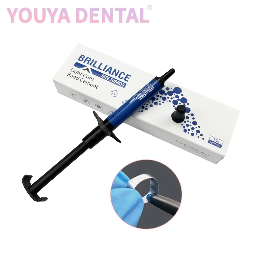 1Pcs Dental materials Cement for Metal Bands & Teeth Bite Turbos 3.5g