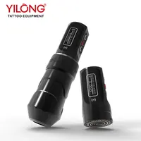 YILONG MAX máquina de tatuaje cartucho pluma 2400mAh baterías Motor Sin Núcleo batería de litio pluma máquina para tatuadores Kit corporal