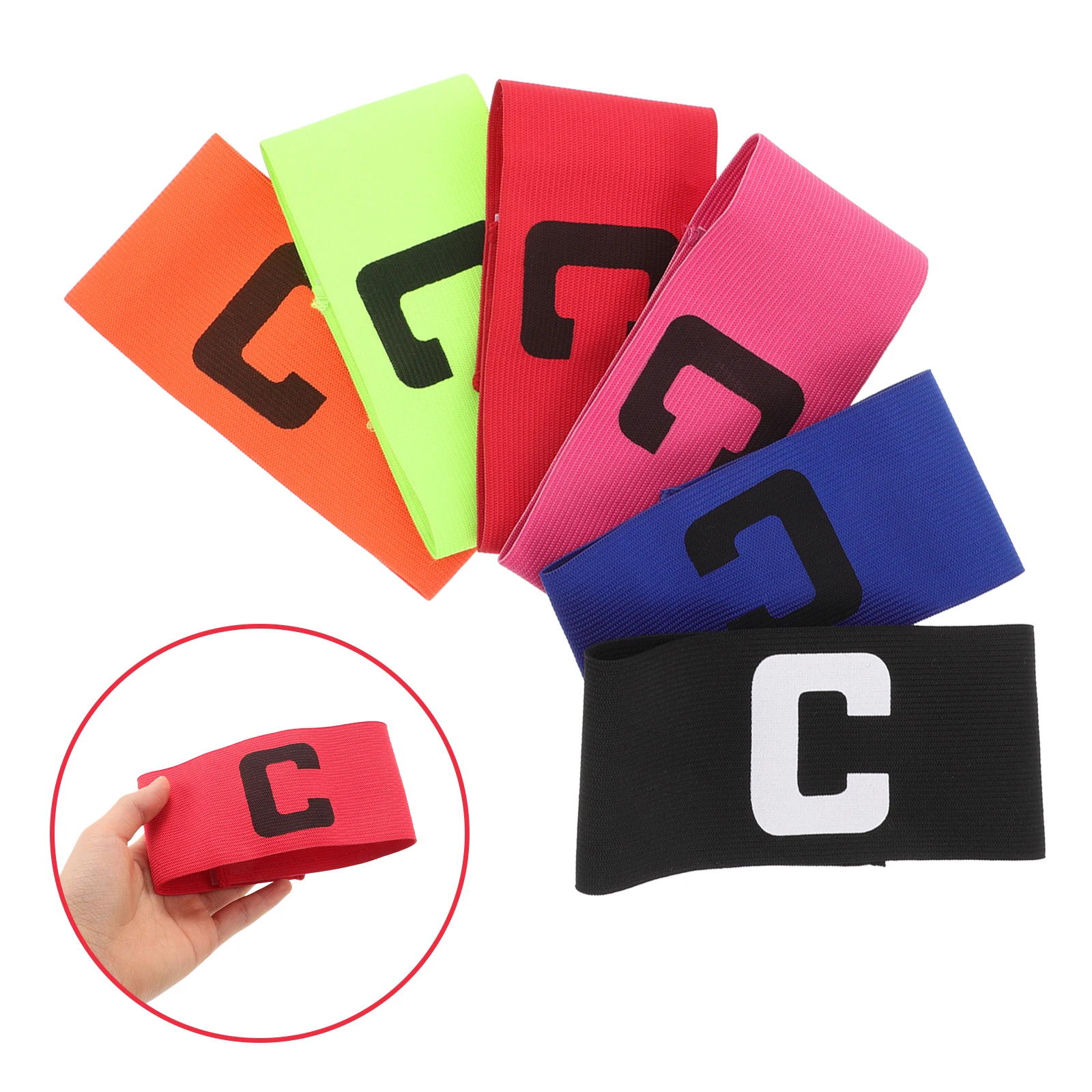 

Football Captain Armband Soccer Youth Basketball Bands Adjustable Sport Captains Capitan Adult for