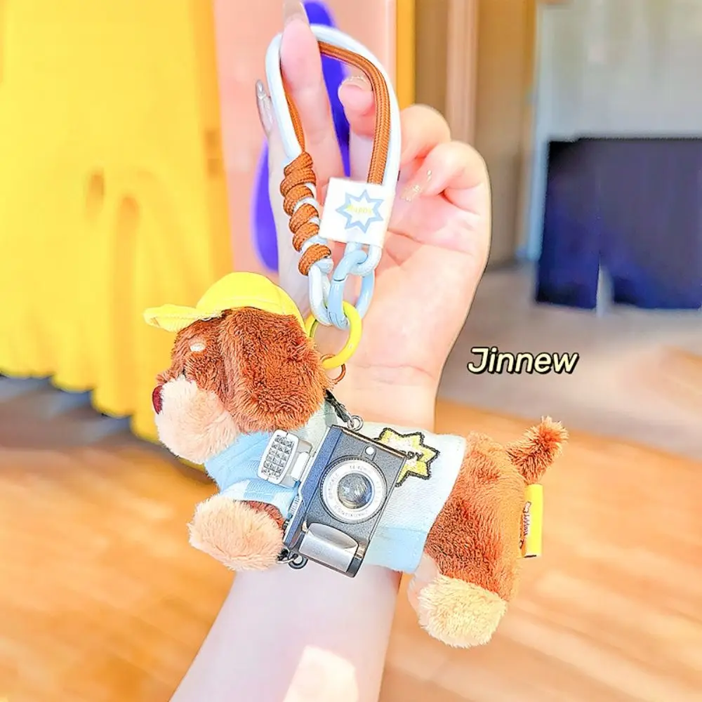 新しい毛皮のような子犬ダックスフント犬キーホルダークリエイティブバッグペンダント毛皮のような子犬キーリング小銭入れ小型犬ペンダント