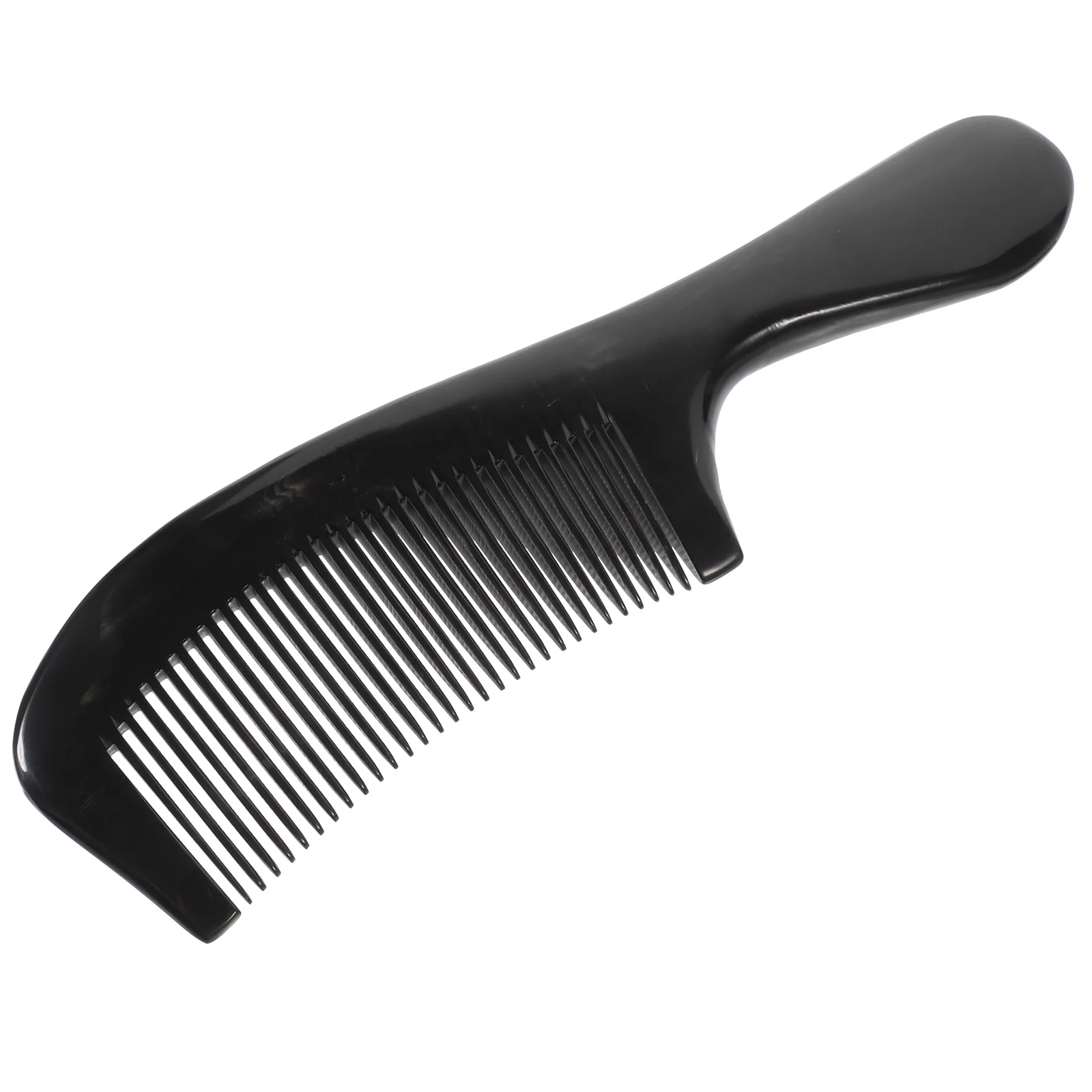 

Black Buffalo Horn Comb Women's Ox Hair Horns Natural Scraping Massage