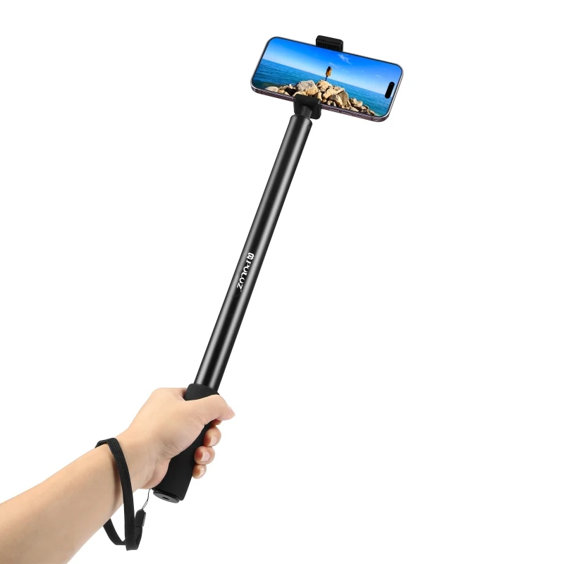 PULUZ 2m Selfie Stick Monopod For Insta360 One RS / X2 / X3 / X4 Panoramic Cameras Smartphone Metal Holder Stick