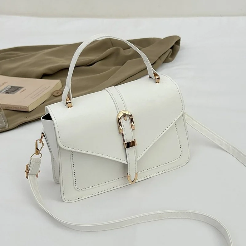

Unique Classic Paris Fashion Handbag - Luxury Crossbody Bag For Women Minimalist Solid Color Large Capacity