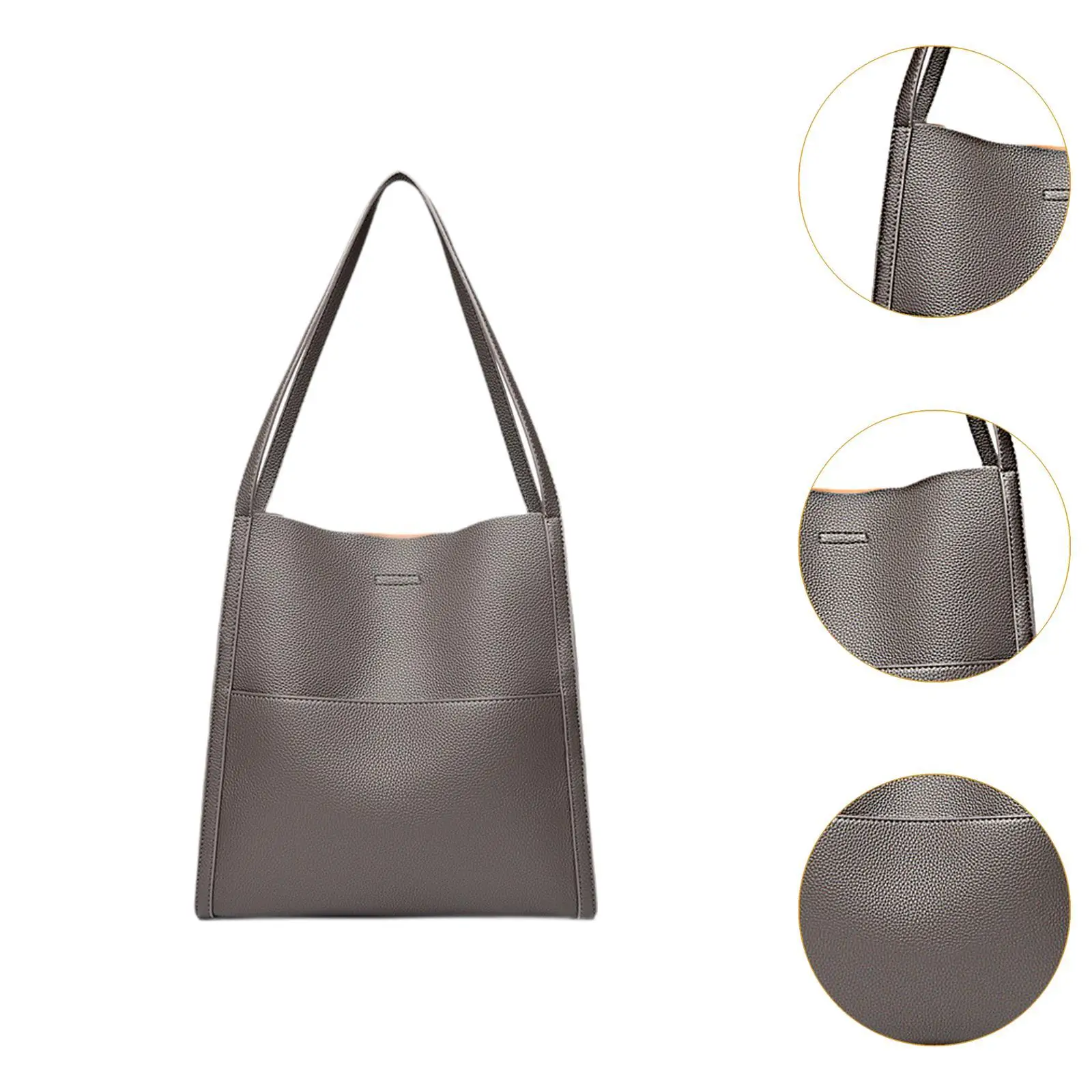 حقيبة كتف جلدية نسائية حقيبة يد أنيقة للتنقل في الهواء الطلق والعطلات #5