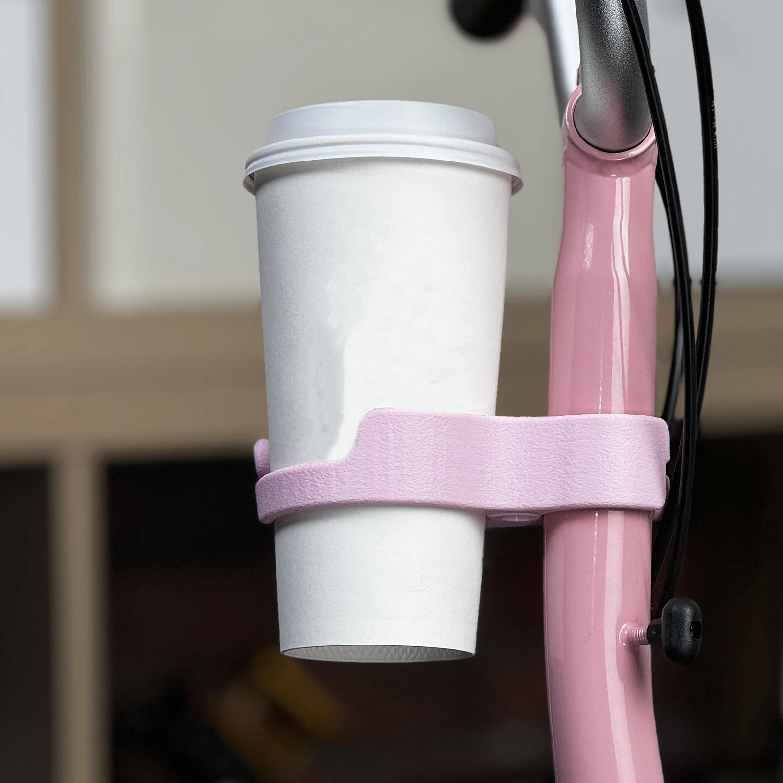 Einfache Wasser- und Kaffeetassenhalter-Klemme, geeignet für Brompton-Fahrräder, hochwertiges Klappfahrrad, Sommer-Trinkzubehör