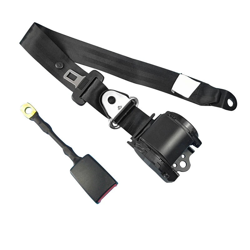 Universal 3 Point Retractable Seat Belt Driver Safety Straps Adjustable Locking Auto Car Truck Accessories