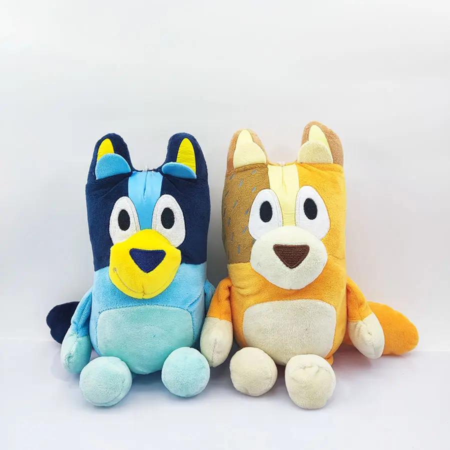 28cm Bluey Family Soft Toy Kawaii Dog Stuffed Toys Stuff Doll Anime Figure Ornaments For Car Room Kid Toy Dolls Birthday Gift