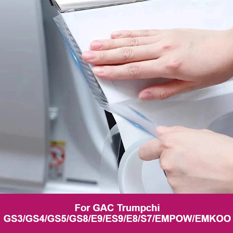 

Anti-collision Strip Carbon Fiber for GAC Trumpchi GS3/GS4/GS5/GS8/E9/ES9/E8/S7/EMPOW/EMKOO Car Scratch Resistant Accessory