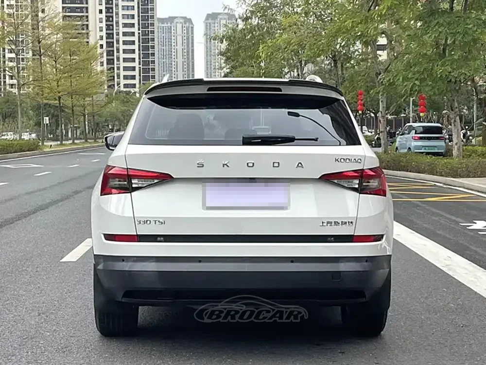 For 2017--2022 Skoda KODIAQ Trunk Roof Spoiler High Quality ABS Plastic Unpainted DIY Color Rear Spoiler Trunk Boot Wing Spoiler