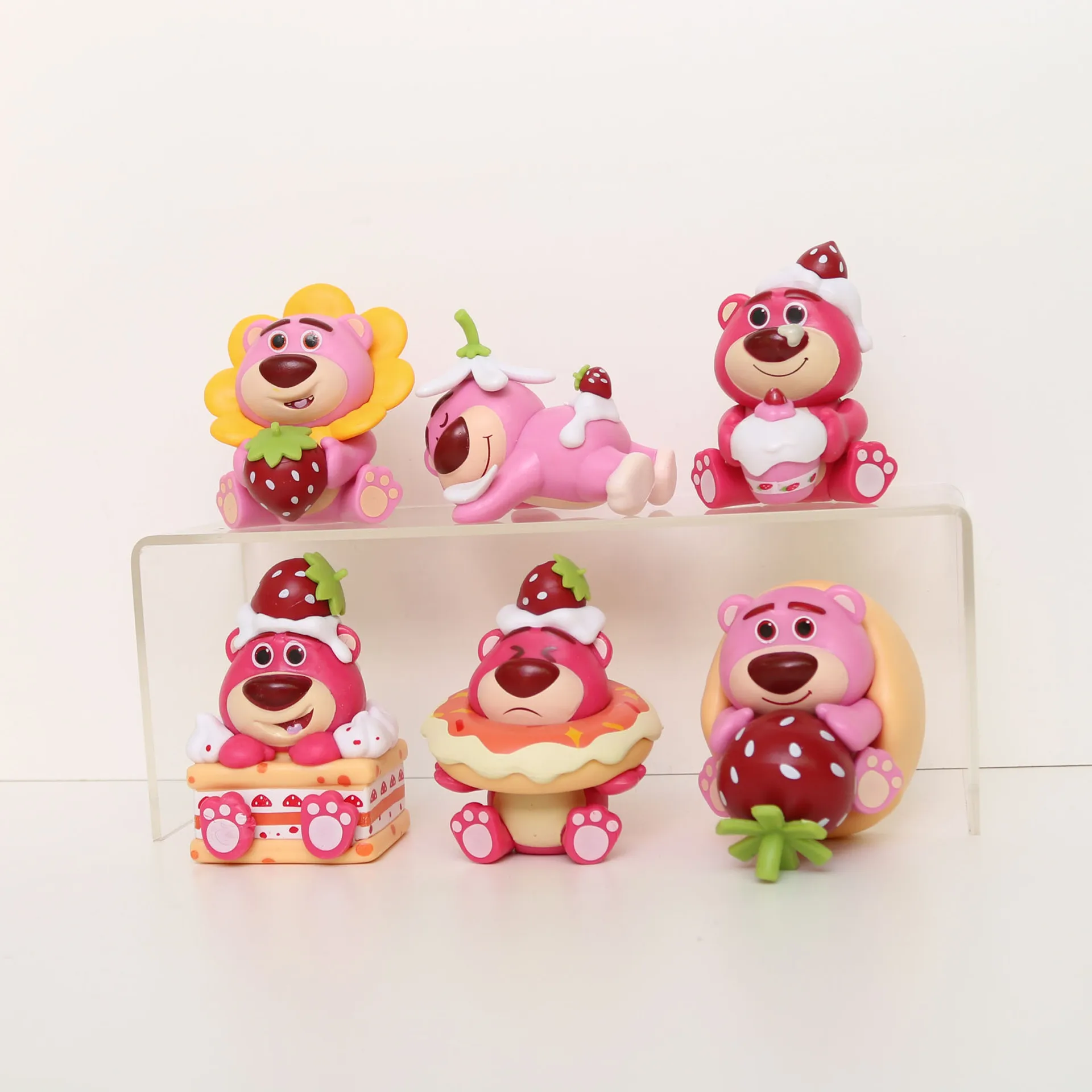 

Новый Disney Lotso Toy Story слепая сумка милые мини-куклы фигурки клубничный медведь автомобиль настольный декор украшения мультфильм детские игрушки подарки