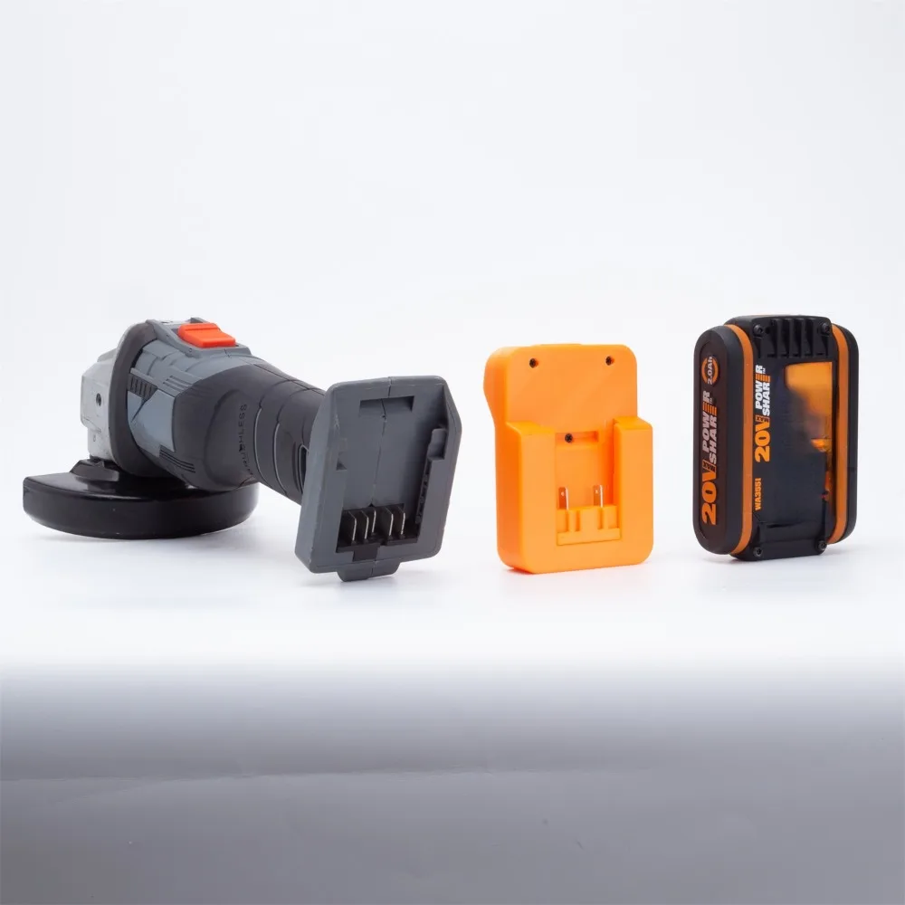 Imagem -03 - Adaptador de Bateria para Conversor de Bateria de Lítio Worx 20v Pin para Ferramentas de Perfuração sem Fio sem Escova Ferrex 20v Apenas Adaptador