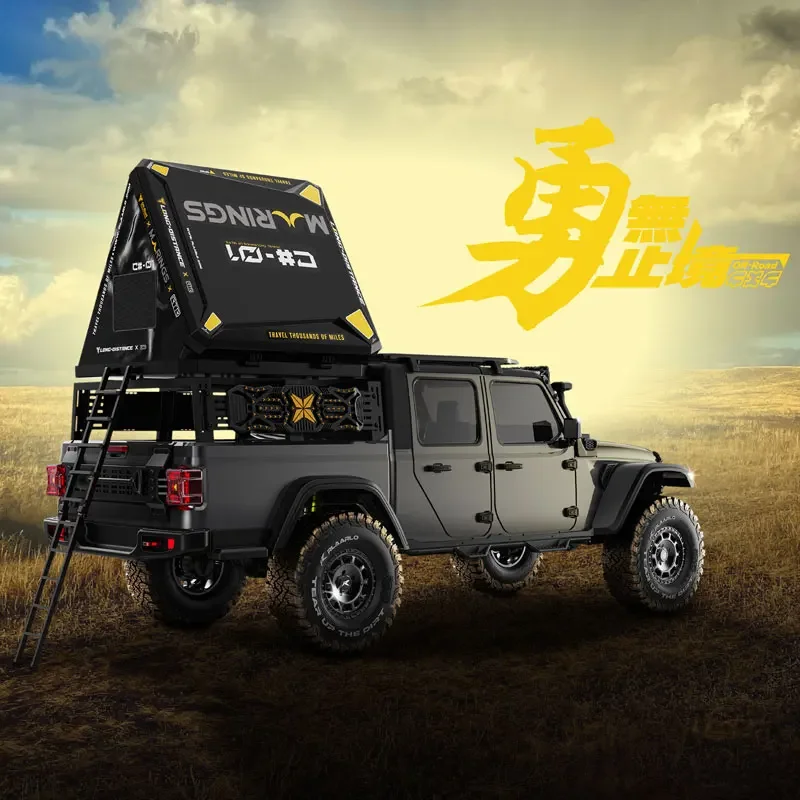 Jk07 Pro 1/7 Remote Control Electric Off-Road Vehicle Volcanic Ash Climbing Car Differential Lock Disconnected Dual Speed Toys