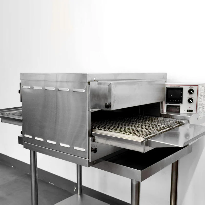 Automatic Pizza Making Machine Continuous Tunnel Pizza Oven Portable Conveyor Belt Pizza Oven Digital Display For Pizzerias