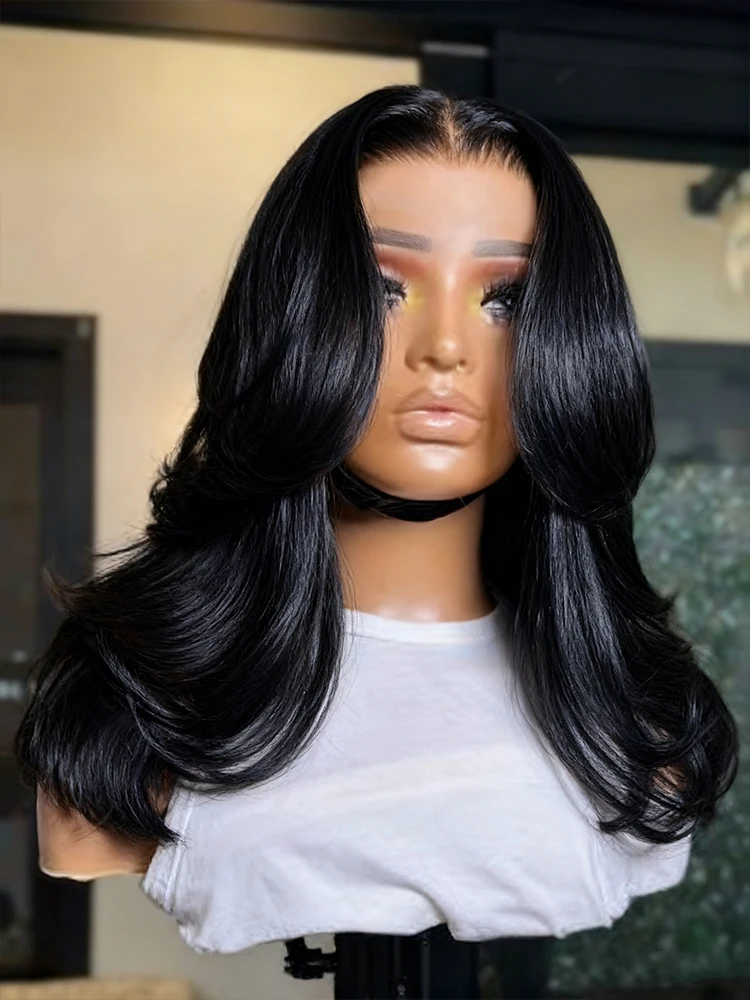 Factory Wholesale Body Wave Lace Front Wigs Human Hair Wide Lace 200 Density Human Hair Wigs 13x4 Human Hair Lace Front Wigs image 3
