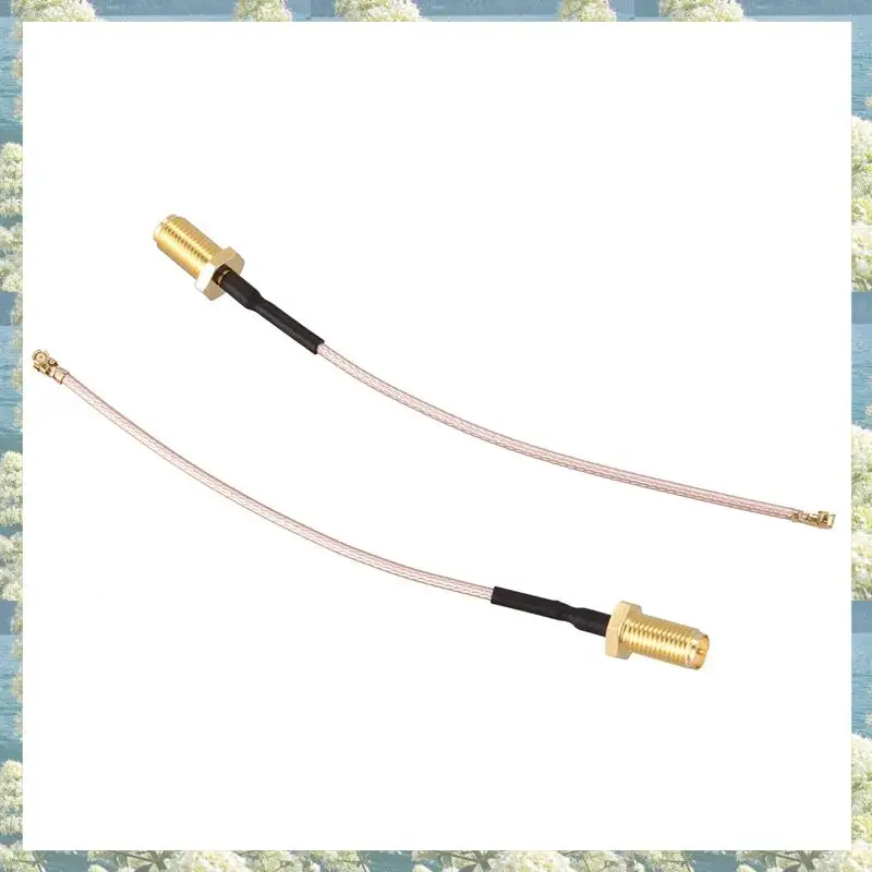 Новая упаковка из 12 RF U.FL(/IPX) Mini PCI к RP-SMA, гнездовая косичка, Wi-Fi, коаксиальный кабель RG-178, кабель с низкими потерями (10 см)