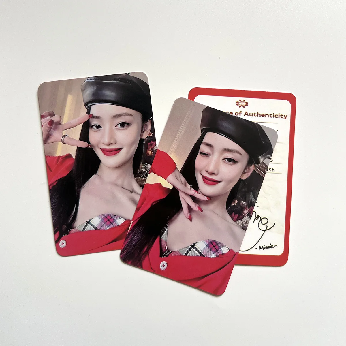 KPOP (G)I-DLE Minnie SOLO Album Photocards MAKERSTAR HELLOIVE Pre-Ordered Cards Peripheral Random Card Minnie Fans Gifts