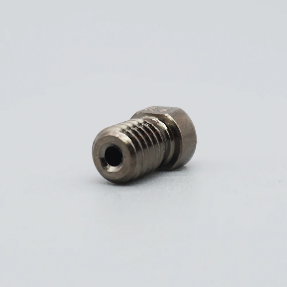 E3D V6 3D Nozzle Printer Parts Die Steel Nozzle V5 High Temperature Hardened Steel Nozzle M6 Thread 0.2/0.3/0.4/0.5/0.6 1.75mm