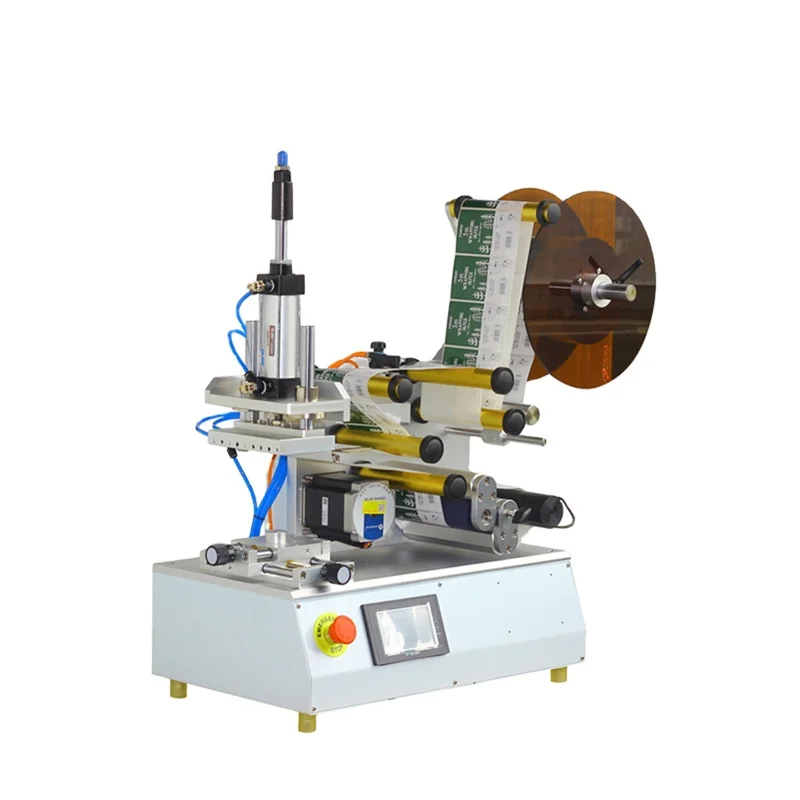 

LT-80 Table-Top Semi-Automatic Flat Surface Labeling Machine for Square Bottles Non-drying Adhesive Labeling Machine